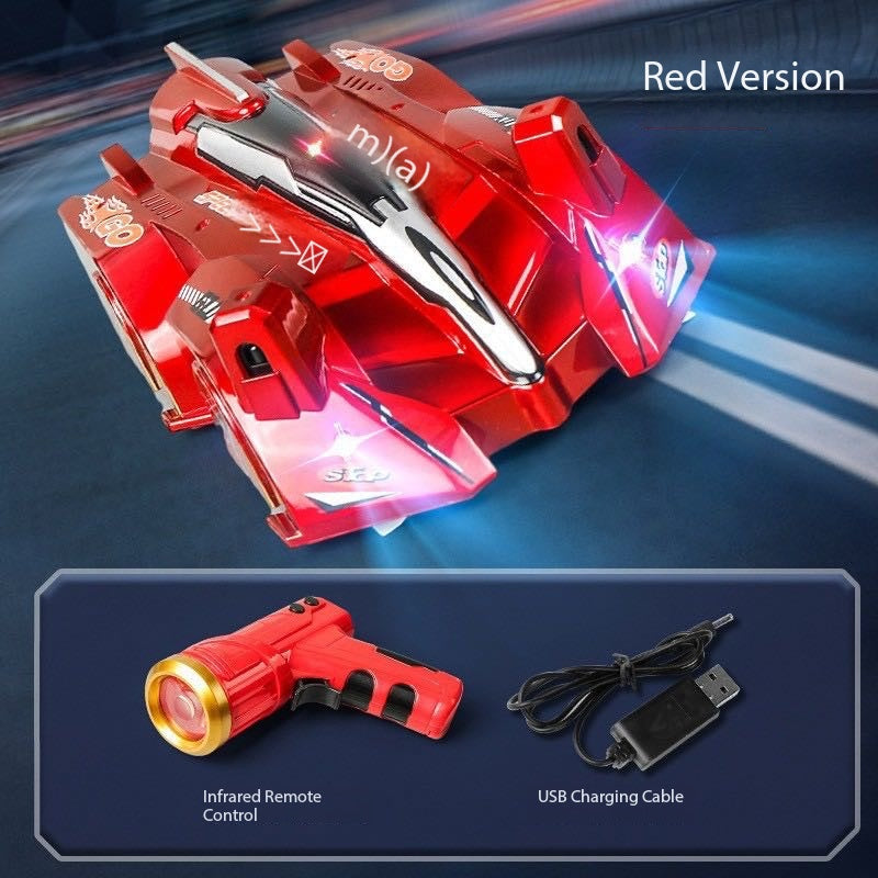 Infrared Sensor Light-tracking Wall-climbing Car Remote Control Stunt Twisting Car Children's Toy Remote Control Car