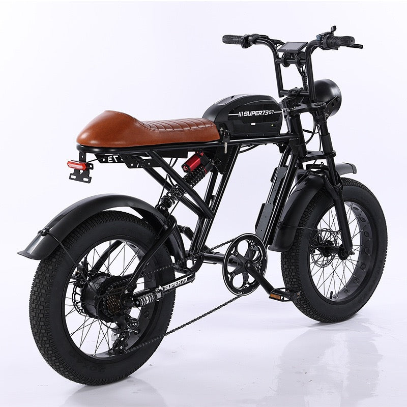 Super73 Retro Electric Bicycle Off-Road Fat Tire Climbing Assist Long Range Electric Bicycle