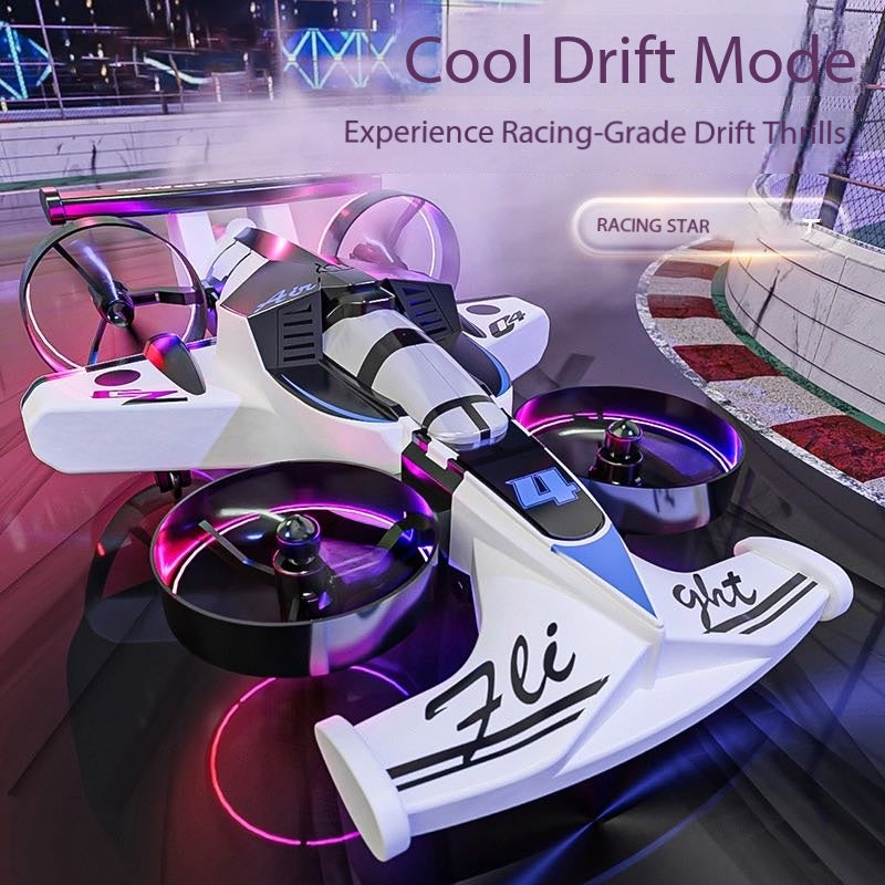 Foam Remote Control Drift Car Land And Air Dual Modes Gravity Sensing Special Effects Colorful Lights Rechargeable Drop-Resistant