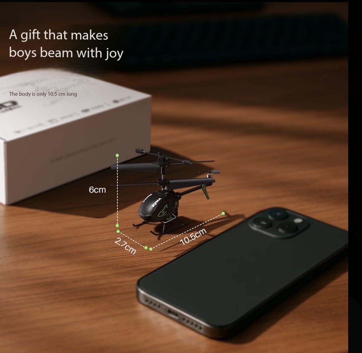 SYMA S100 Mini Remote Control Airplane/Helicopter Indoor Toy for Boys and Children