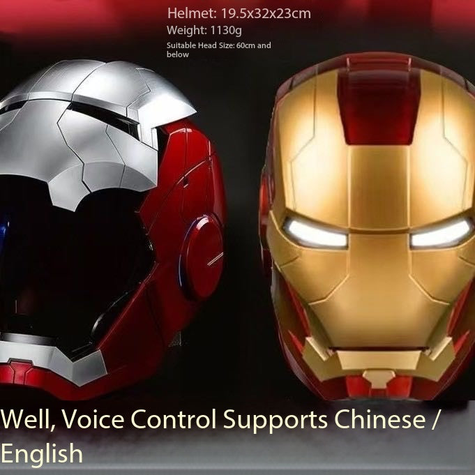 Little Steel Helmet Javi Voice-Controlled Light-Up Transforming Headgear Wearable Mask Toy