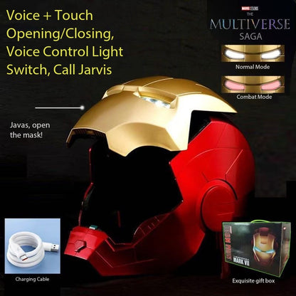 Little Steel Helmet Javi Voice-Controlled Light-Up Transforming Headgear Wearable Mask Toy