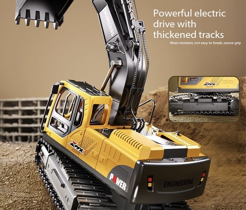 Extra Large Alloy Children's Remote Control Excavator Toy Car Boy Simulation Electric Excavator Remote Control Car