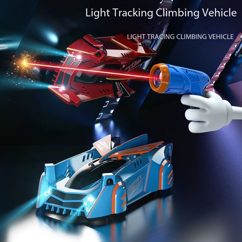 Infrared Sensor Light-tracking Wall-climbing Car Remote Control Stunt Twisting Car Children's Toy Remote Control Car