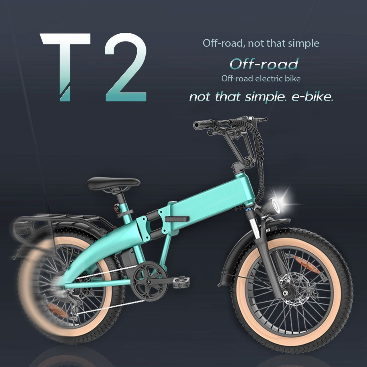 T2 Electric Bicycle 36V Folding Electric Bicycle with Gear Mountain Bike Electric Scooter Off-road Assist