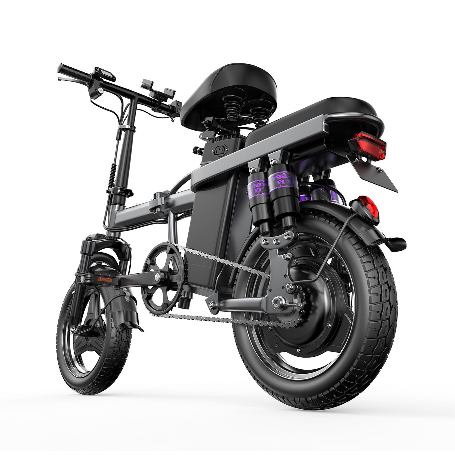 Electric Bicycle Small Folding Electric Bicycle Portable Electric Bicycle Lithium Battery-Powered Ride-Hailing Vehicle