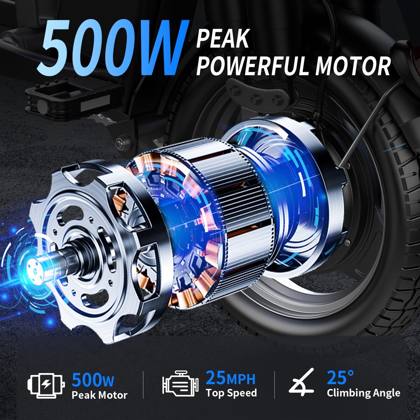 Electric Bicycle Small Folding Electric Bicycle Portable Electric Bicycle Lithium Battery-Powered Ride-Hailing Vehicle