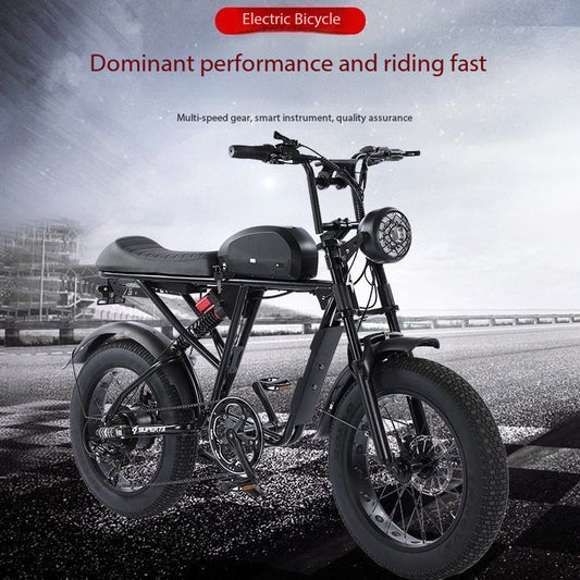 Super73 Retro Electric Bicycle Off-Road Fat Tire Climbing Assist Long Range Electric Bicycle