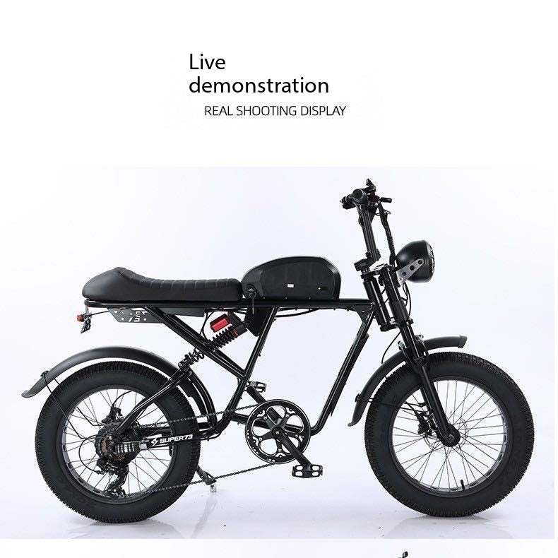 Super73 Retro Electric Bicycle Off-Road Fat Tire Climbing Assist Long Range Electric Bicycle