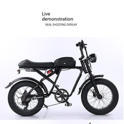 Super73 Retro Electric Bicycle Off-Road Fat Tire Climbing Assist Long Range Electric Bicycle